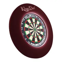 Kings Dart® LED Dartbelysning Rød lysring til dartskive