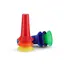 Markeringskjegler 6 stk | 16 cm Spordas | Assorterte farger