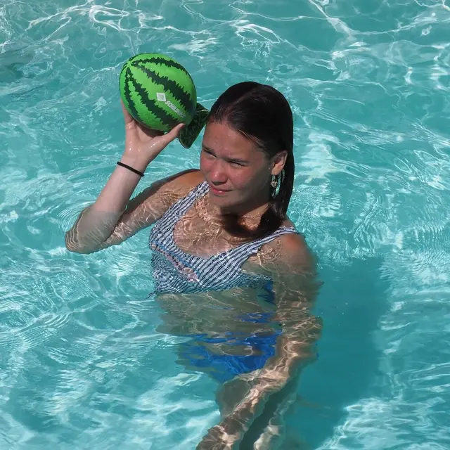 Splash Ball Watermelon Kasteball til vannlek 