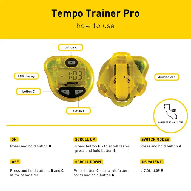 FINIS Tempo Trainer Pro Holder orden på din svømmefrekvens 