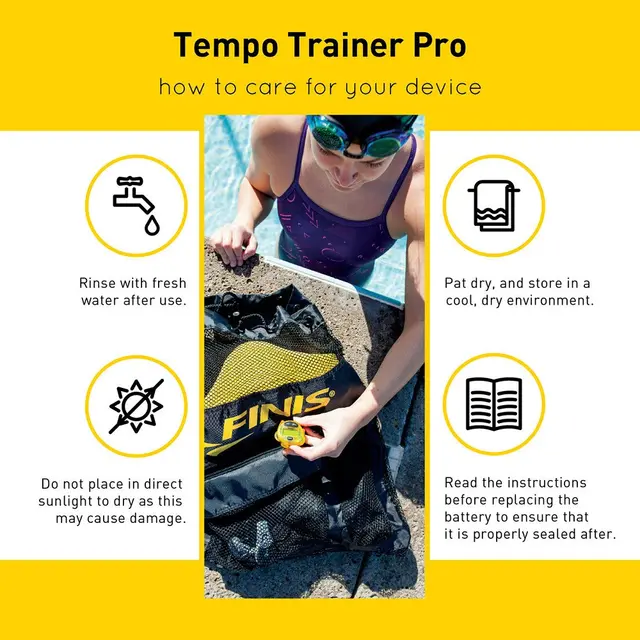 FINIS Tempo Trainer Pro Holder orden på din svømmefrekvens 