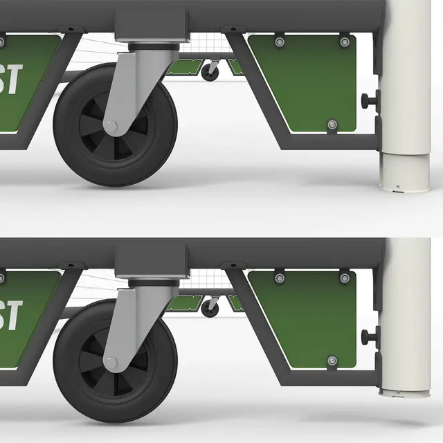Azteca Fotballmål 7'er mål Inkludert nett, hjul og vekter 