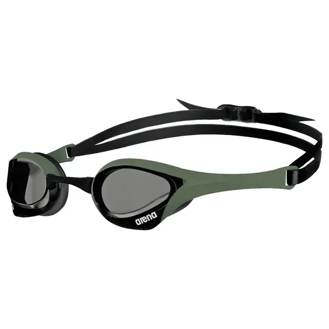 Cobra Ultra Swipe Svømmebrille Arena | Sot linse/grønn | Racing brille 