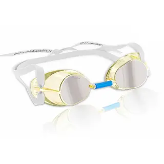 Monterbar Svømmebrille Jewel Citrine (Lyse gul) - Speilglass