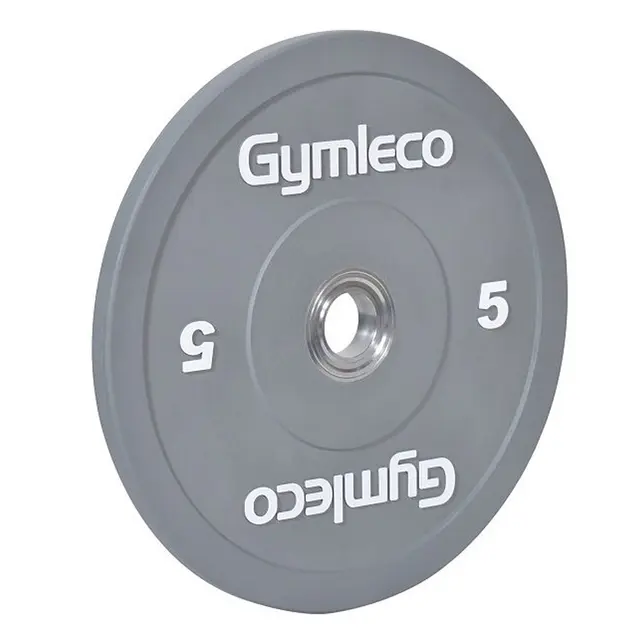 Vektskive Gymleco Bumper Plates 5 kg Hull: 50 mm | Grå 