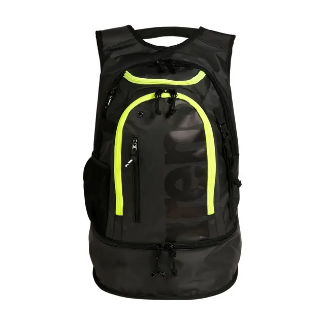 Arena Fastpack 3.0 Ryggsekk 40 L Svart/Gul | Svømmesekk | Svømmebag 