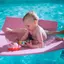Babyflåte rosa uten hull 100 x 75 x 1,5 cm flåt til svømmehall