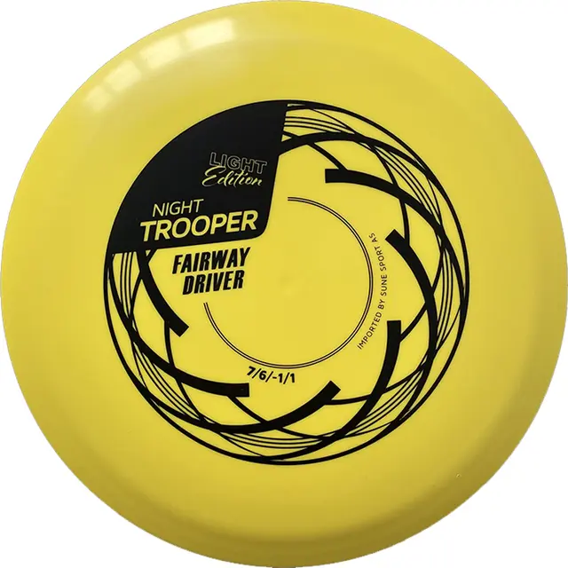 Golfdisc FW Driver Night Trooper Fairway driver til frisbeegolf 