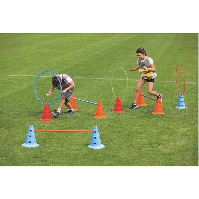 Gymnastikkringer 50 cm - 6 stk Sett med 6 flate ringer i ulike farger 