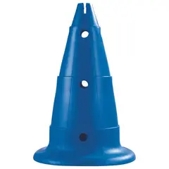 Markeringskjegler med hull - 50 bl&#229; 2 stk | 50 cm | Bl&#229;