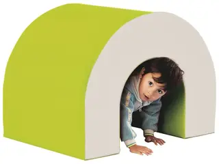 Skummodul | Tunnel i skum 80x60 cm | grønn/ivory